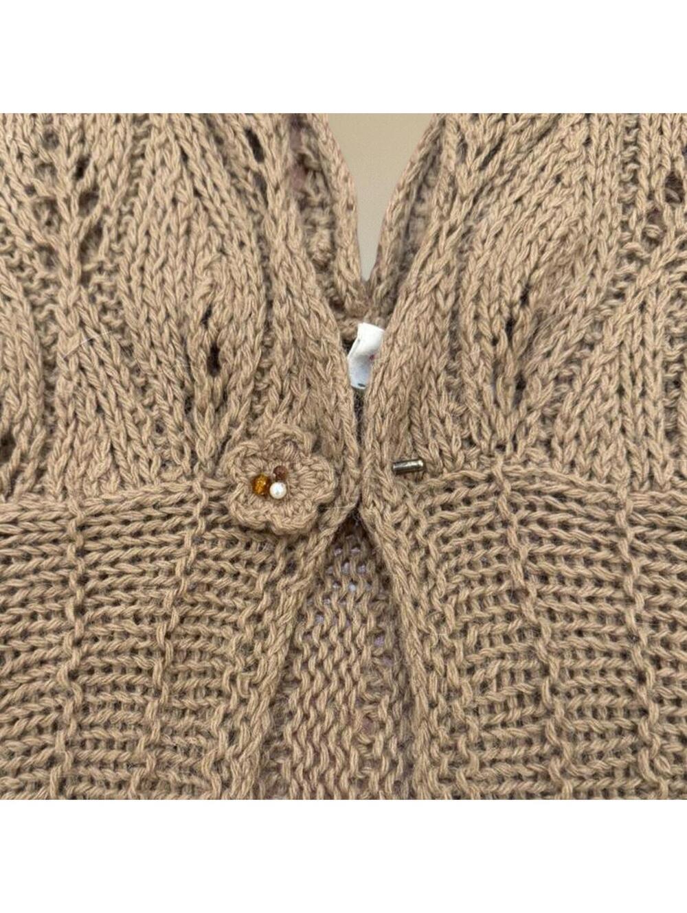 Moth knit babydoll cardigan Sz. S - Picture 2 of 4